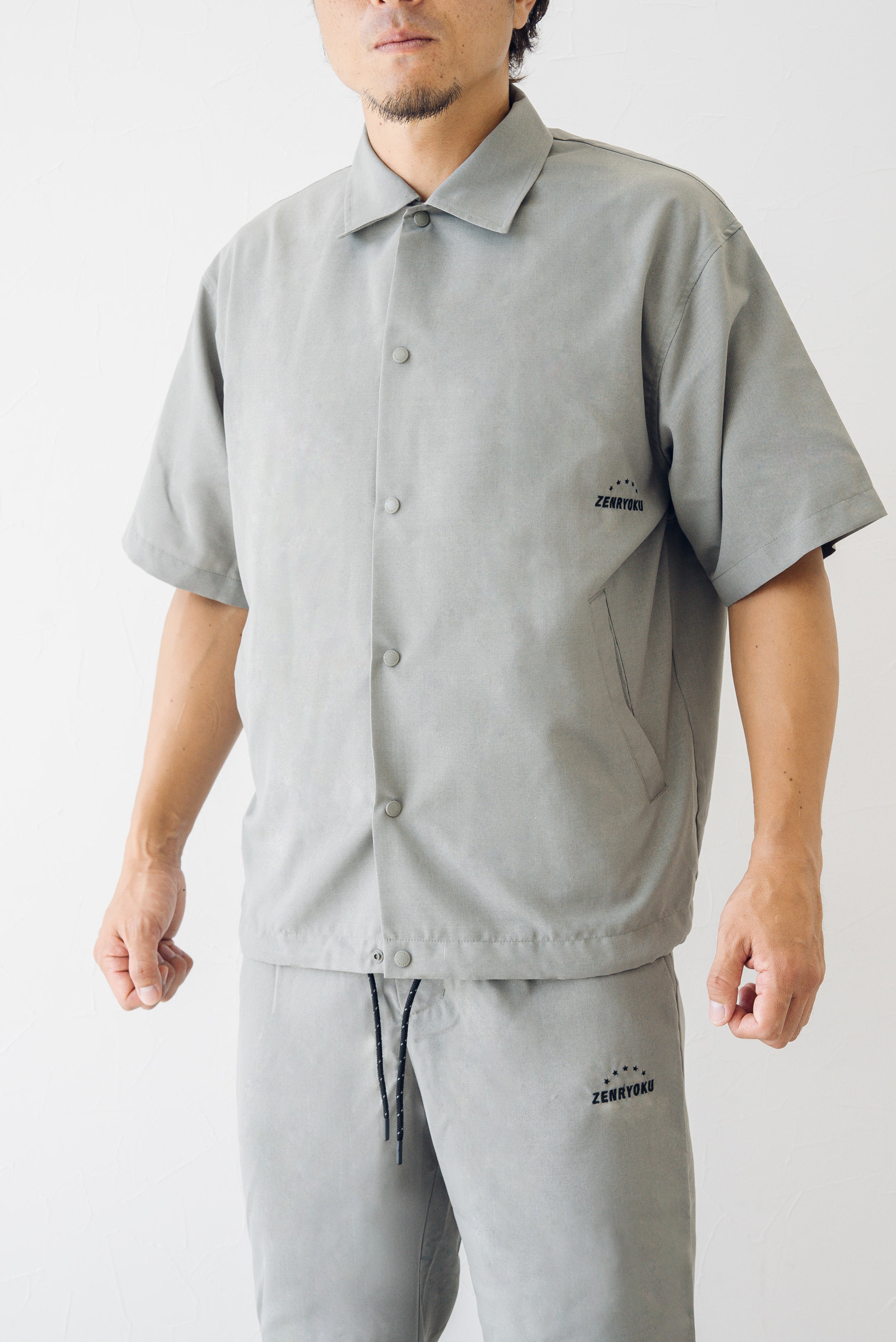 NUMERALS]リネンライクコーチシャツ – ZENRYOKU SHOP